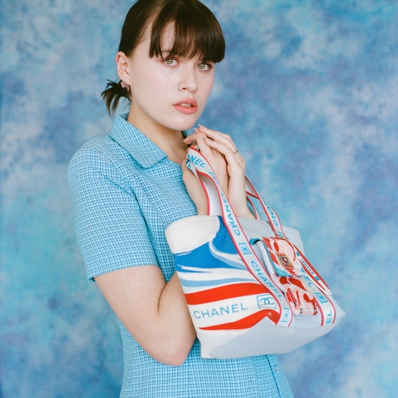 Authentic CHANEL Surf Sport Line Tote - Picture 4 of 4